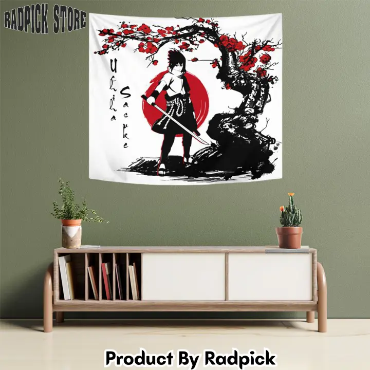 Uchiha sasuke tapestry custom japan style anime home decor  rp5947491